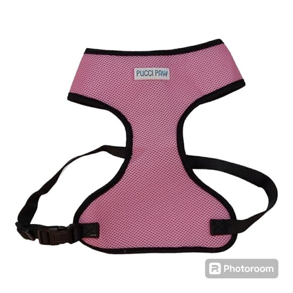 Pucci Paw XL Pink Padded Mesh Dog Harness: Comfortable And Secure - Picture 2 of 8